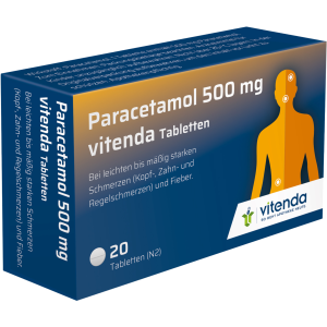 PARACETAMOL 500 mg vitenda Tabletten